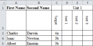Microsoft Excel Conditional Formatting: Example Markbook
